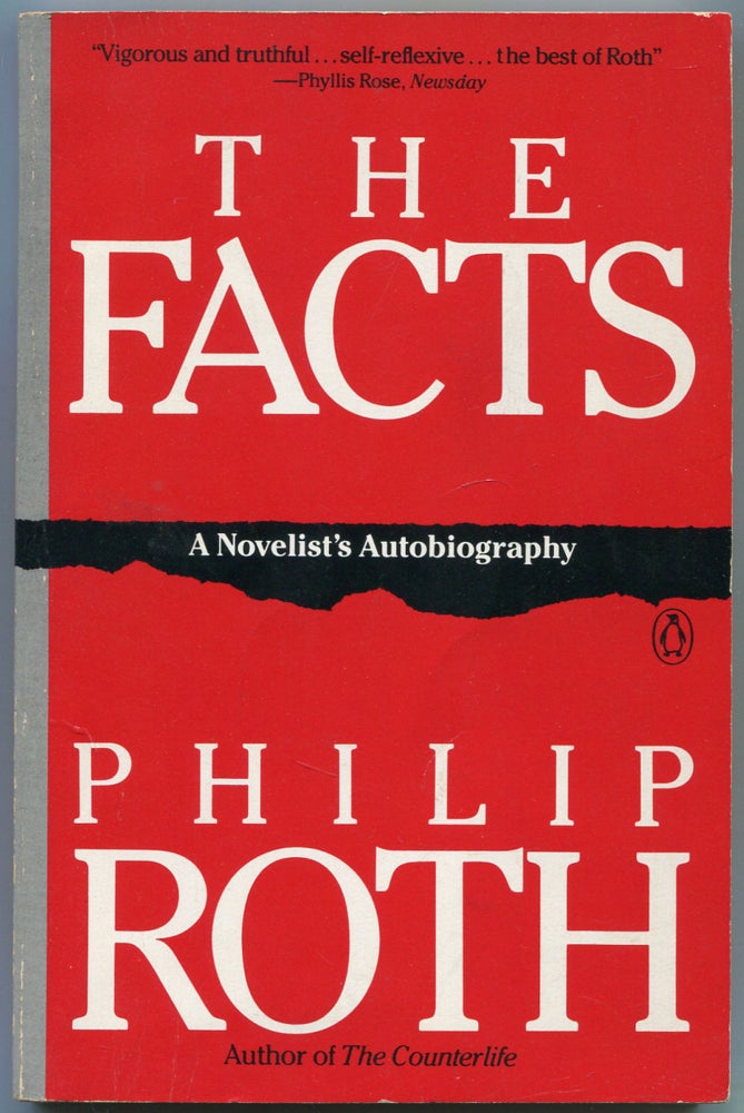 Item #455944 The Facts: A Novelist's Autobiography. Philip ROTH.