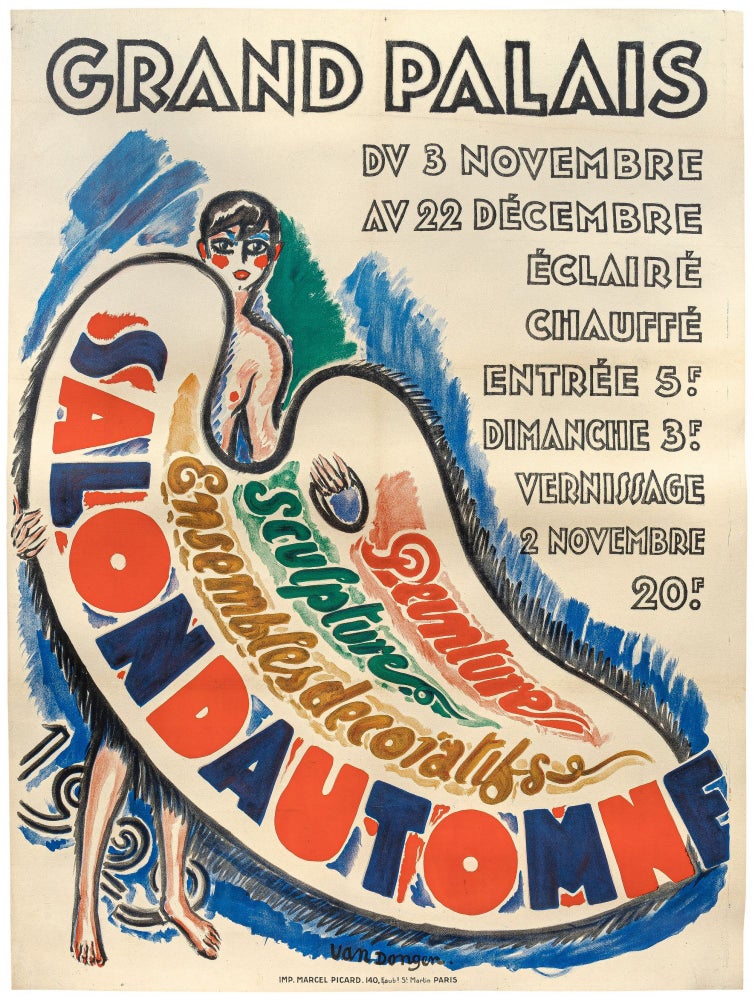 Item #456148 [Large Poster]: Grand Palais, Salon d'Automn 1929. Kees van DONGEN.