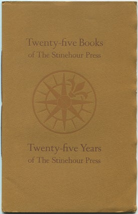 Item #456237 Twenty-five Books of The Stinehour Press. Twenty-five Years of The Stinehour Press