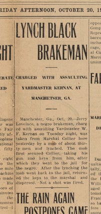 [Newspaper]: The Daily Review. Clifton Forge, Virginia. October 20, 1911