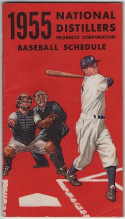 Item #457408 1955 National Distillers Products Corporation Baseball Schedule