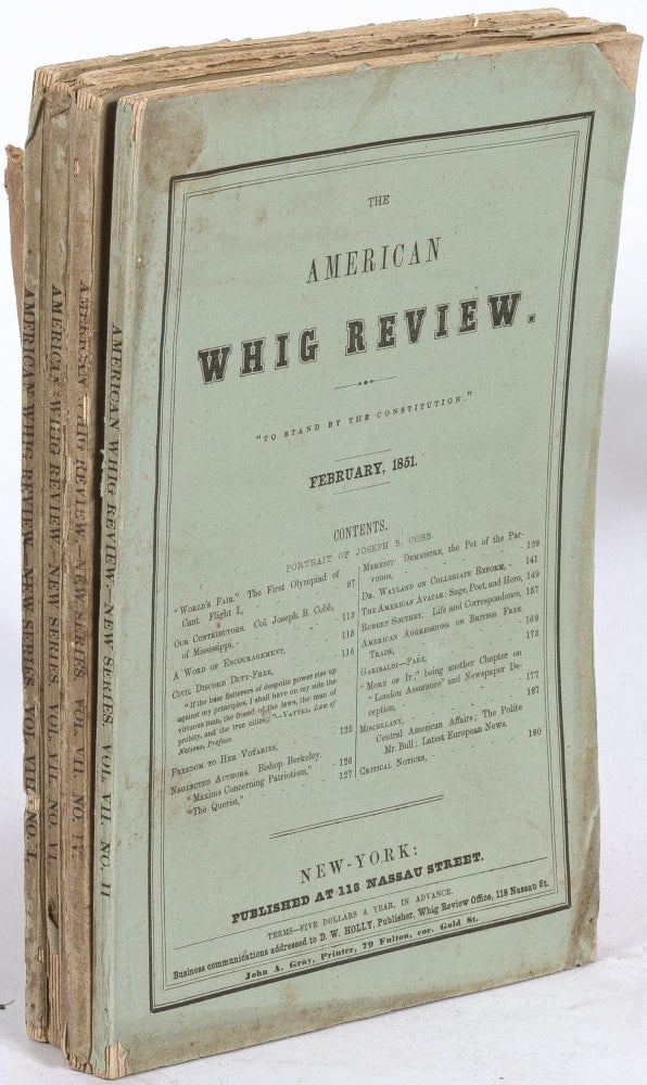 Item #457734 The American Whig Review (1851)