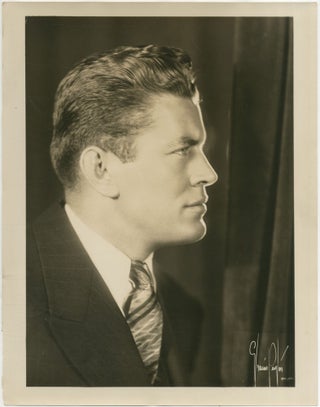 Item #458103 (Photograph): Profile Portrait of Gene Tunney in a Suit. Gene TUNNEY