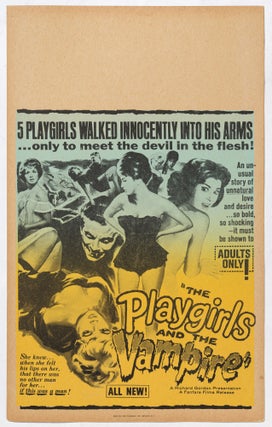 Item #458107 [Exploitation Film Lobby Card]: The Playgirls and the Vampire