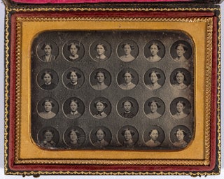 Item #458455 (Quarter-plate daguerreotype): Class Picture Students of the Hartford Female...