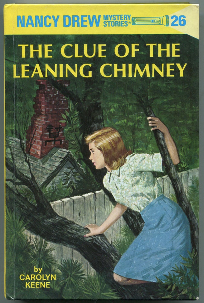 Item #458644 The Clue of the Leaning Chimney (Nancy Drew Mystery Stories, 26). Carolyn KEENE.