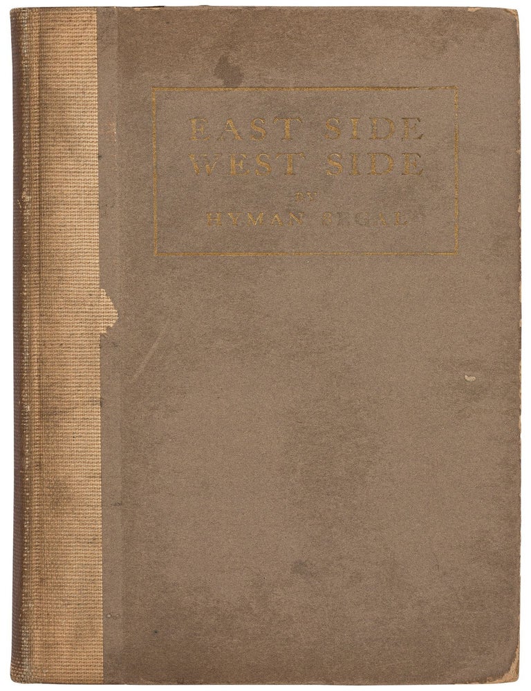 Item #459896 East Side West Side: A Play. Hyman SEGAL.