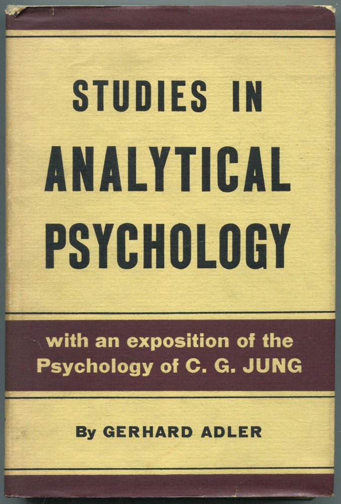 Item #460532 Studies in Analytical Psychology. Gerhard ADLER.