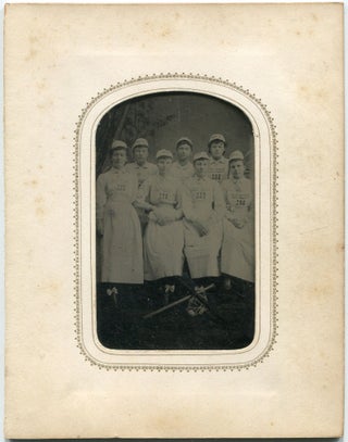 Item #460591 [Tintype]: Women's Base Ball Team