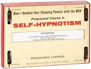 Item #460938 Programed Course in Self-Hypnotism. Frank. S. CAPRIO