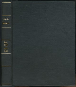 Item #461152 Group for the Advancement of Psychiatry: Published Reports. Special Volume - Reports...