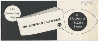 Item #461599 [Cover Title]: This Fascinating Story on Contact Lenses is the Story of Today's Vision