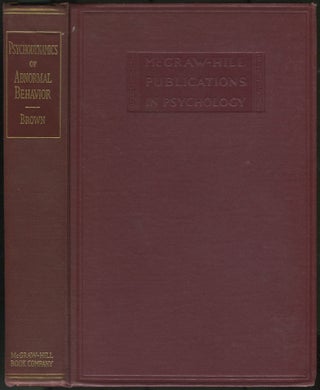 Item #462189 The Psychodynamics of Abnormal Behavior. J. F. BROWN