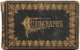 Item #462662 [Autograph Album]: A Young Woman’s Autograph Album from Wesleyan Academy, 1874-77,...
