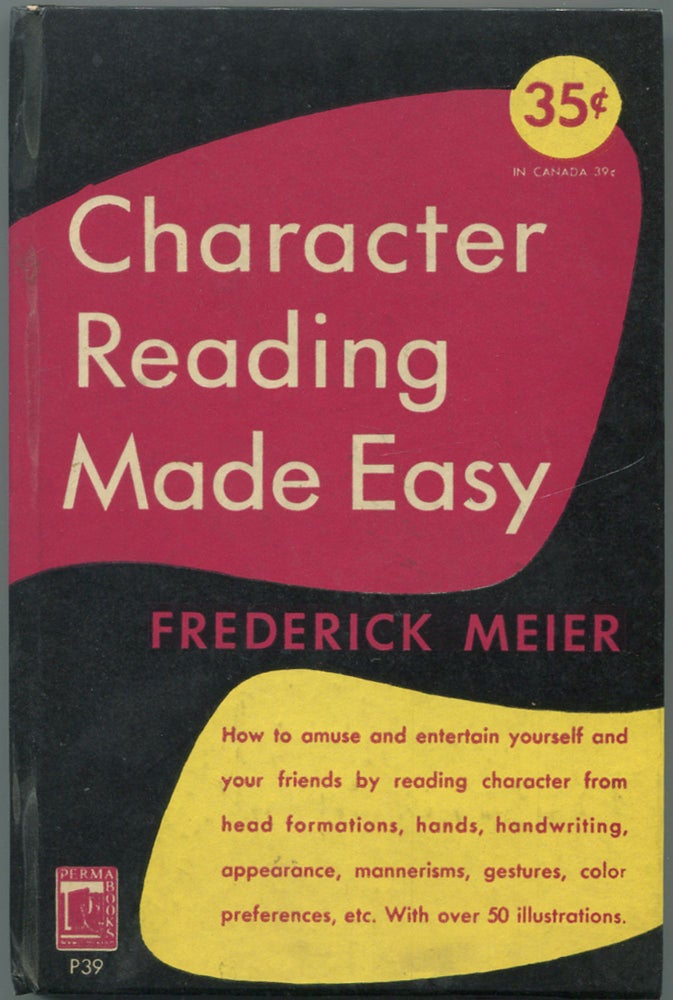 Item #463113 Character Reading Made Easy. Frederick MEIER.