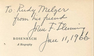 Rosenbach: A Biography