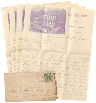 Item #464177 Autograph Letter Signed Discussing a "Race War" Sparked by the Success of the...