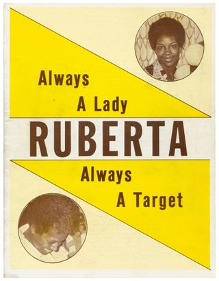 Item #464245 [Cover Title]: Ruberta: Always a Lady, Always a Target. Ruberta MITCHELL