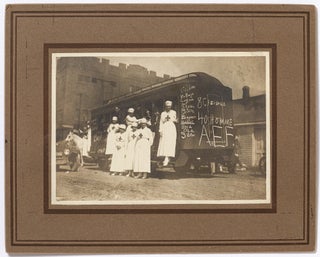 Item #465120 [Mounted Photograph]: American Expeditionary Forces Red Cross Nurses in France