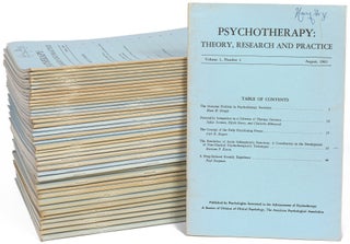 Item #465148 Psychotherapy: Theory, Research and Practice. Issues 1-18, 21-44