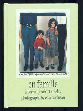 En Famille. Robert CREELEY, Elsa Dorfman.