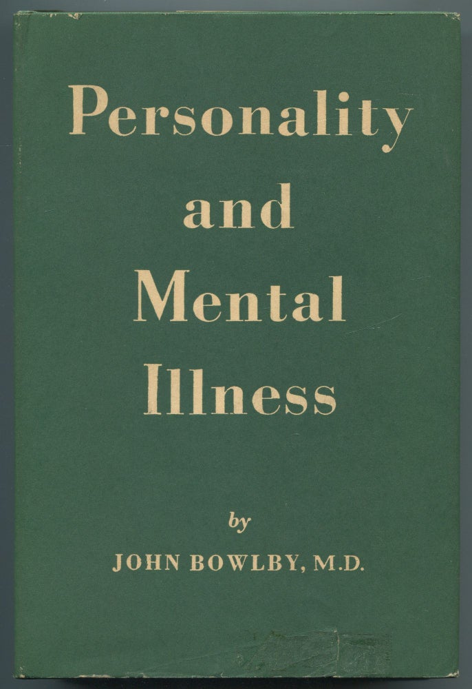 Item #465847 Personality and Mental Illness. John BOWLBY.