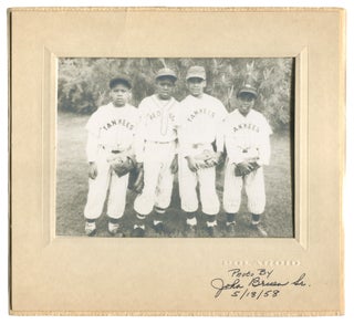 Item #465938 [Photograph]: Black Little League Baseball Players. John BRUEN, Sr