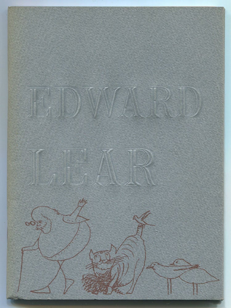 Item #466453 Edward Lear. Philip HOFER.