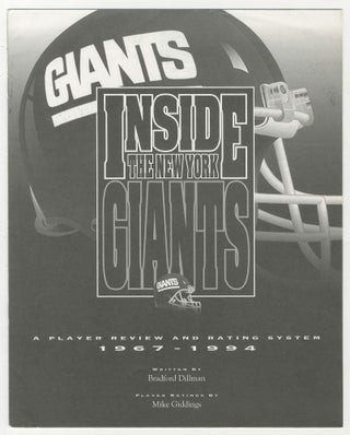Item #466530 [Advance Excerpt]: Inside the New York Giants: A Player Review and Rating System,...