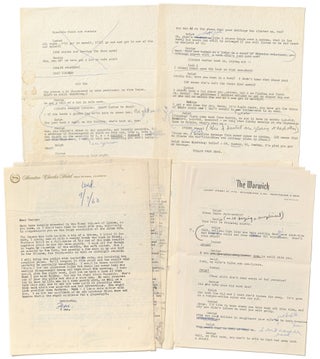 Item #467082 Correspondence of Tennessee Williams to George Roy Hill, along with Typescript Draft...