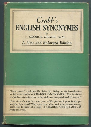 Item #467287 Crabb's English Synonymes. Revised and Enlarged Edition. George CRABB
