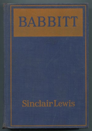 Item #467959 Babbitt. Sinclair LEWIS