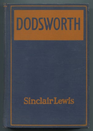 Item #467964 Dodsworth. Sinclair LEWIS