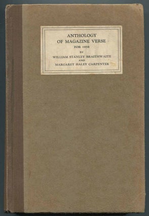 Item #468242 Anthology of Magazine Verse for 1958 and Anthology of Poems from the Seventeen...