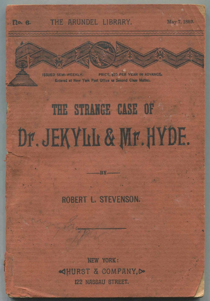 Item #468441 Strange Case of Dr. Jekyll and Mr. Hyde [and] Autobiography of a Thief. Robert Louis STEVENSON.