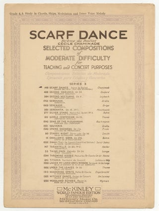Item #468673 [Sheet music]: Scarf Dance: Pas des Echarpes - Danza del Velo: Scene de Ballet....