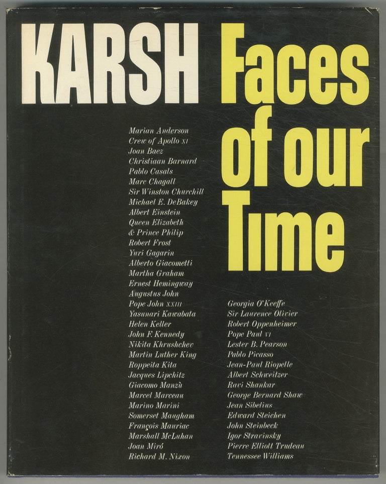 Item #468871 Faces of Our Time. Yousuf KARSH.