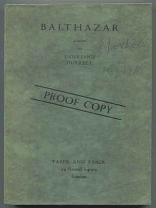 Item #468989 Balthazar. Lawrence DURRELL