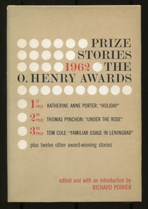Item #469271 Prize Stories 1962: The O. Henry Awards. Reynolds PRICE, Shirley Anne Grau, Thomas...