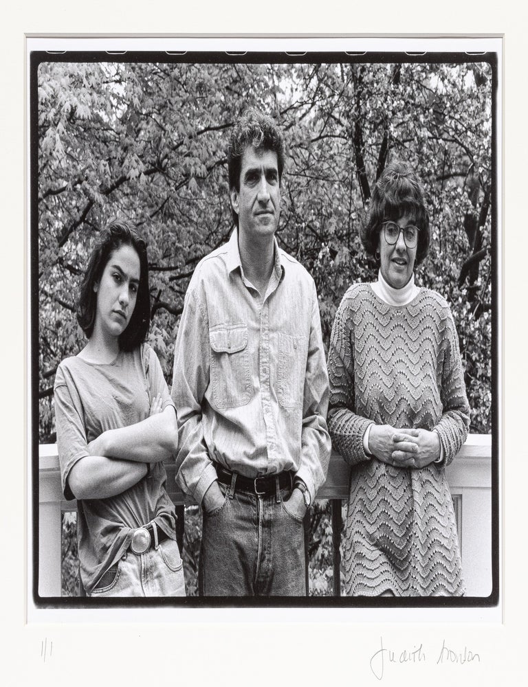 Item #469330 (Photograph): Robert Pinsky and His Family. Judith ARONSON, Robert Pinsky.