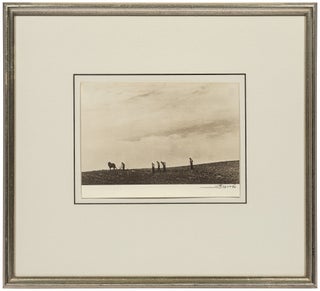 Item #469400 [Photograph, title supplied]: Farm Workers in a Field. Lotte JACOBI