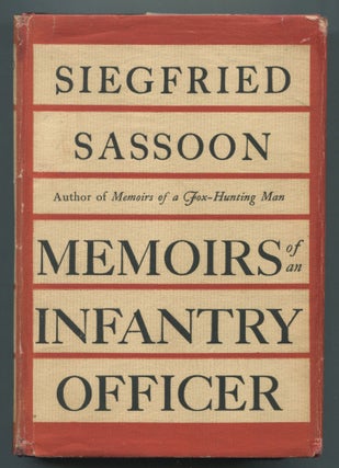 Item #470087 Memoirs of an an Infantry Officer. Siegfried SASSOON