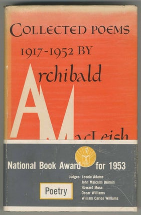 Item #470167 Collected Poems 1917-1952. Archibald MacLEISH