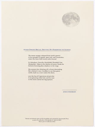 Arrowsmith: A Portfolio of Broadsides
