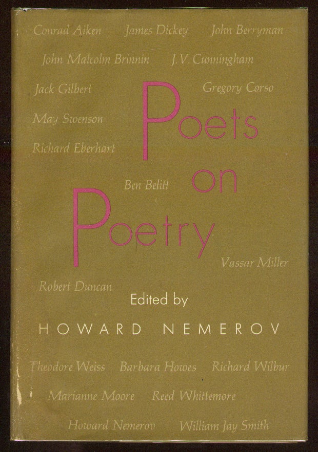 Item #47718 Poets on Poetry. Howard NEMEROV.