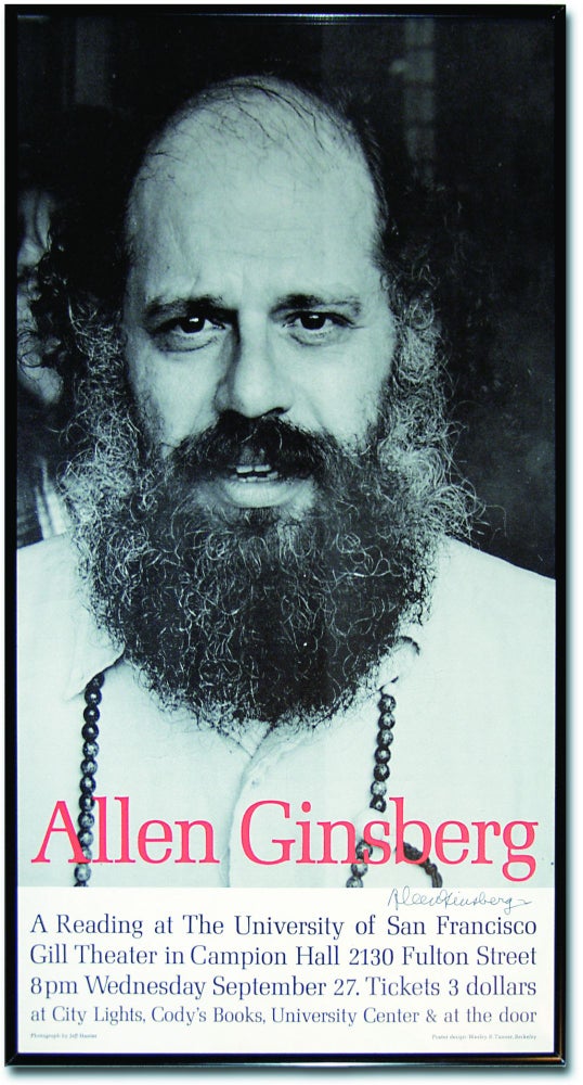 Item #48418 Allen Ginsberg: A Reading at the University of San Francisco Gill Theater in Campion Hall. Allen GINSBERG.