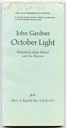 Item #48765 October Light. John GARDNER