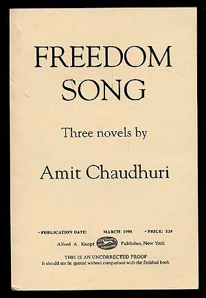 Item #49501 Freedom Song. Amit CHAUDHURI.