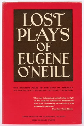 Item #496 Lost Plays of Eugene O'Neill. Eugene O'NEILL