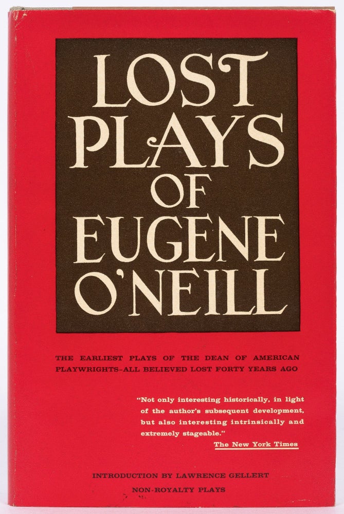 Item #496 Lost Plays of Eugene O'Neill. Eugene O'NEILL.